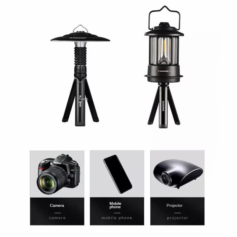 Chân Tripod nhôm gắn đèn cắm trại BlackDog BD-LYD002L