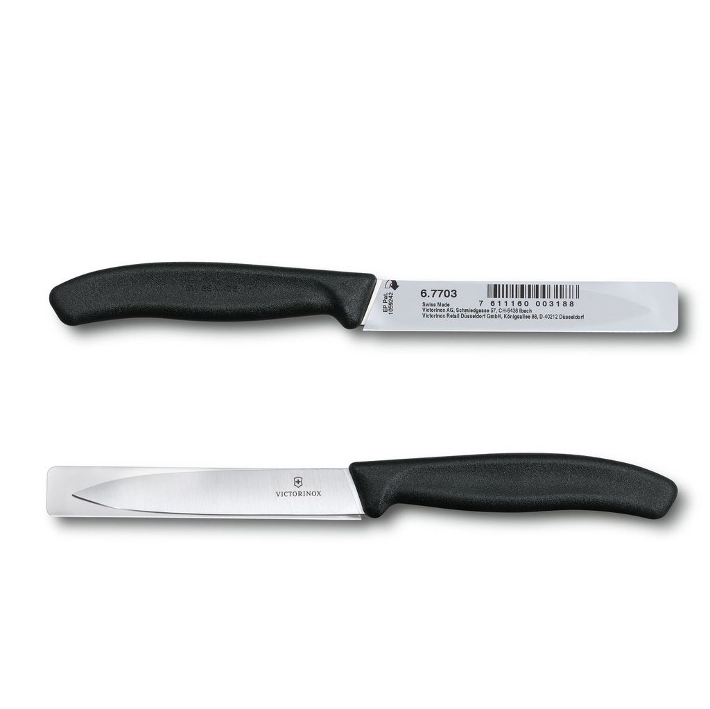Dao gọt 10cm Victorinox Paring knives pointed tip, Black 6.7703