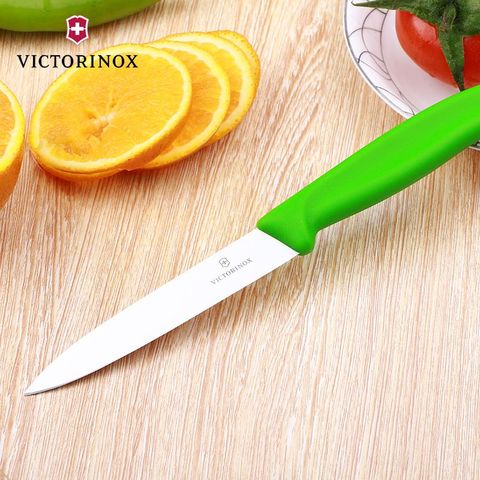 Dao gọt 10cm Victorinox Paring knives pointed tip, Green 6.7706.L114
