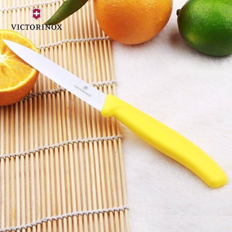 Dao gọt 10cm Victorinox Paring knives pointed tip, Yellow 6.7706.L118