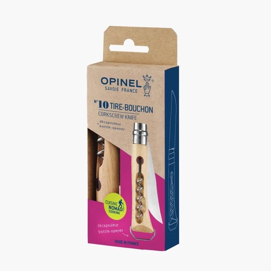 Dao xếp dã ngoại kèm đồ khui nút bần Opinel No.10 2578