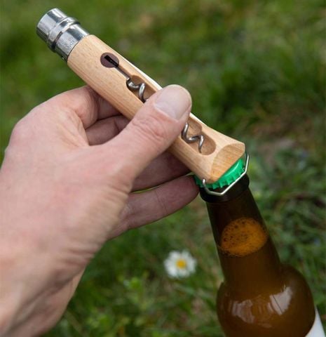 Dao xếp dã ngoại kèm đồ khui nút bần Opinel No.10 2578