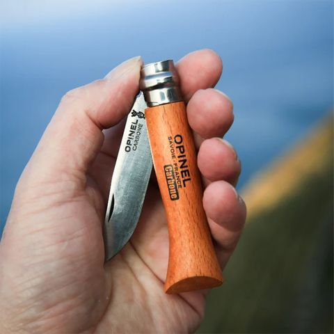 Dao xếp du lịch opinel No.6 carbon steel 415