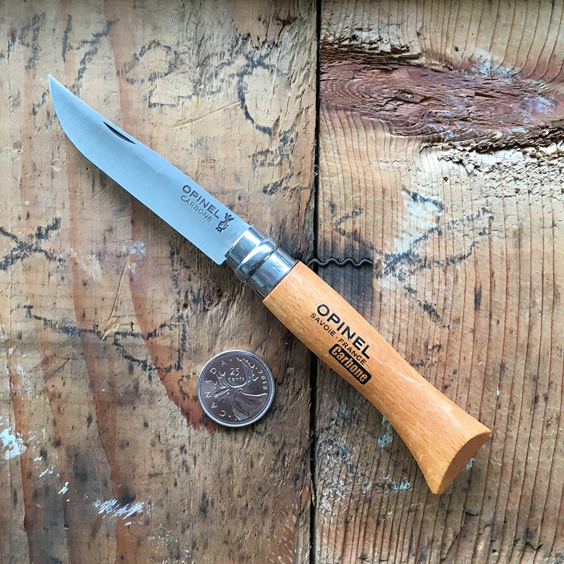 Dao xếp du lịch opinel No.6 carbon steel 415