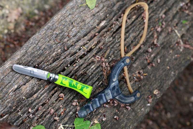 Dao xếp trẻ em đầu tròn Opinel No.7 Animopinel Child knife