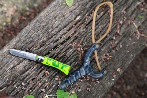 Dao xếp trẻ em đầu tròn Opinel No.7 Animopinel Child knife