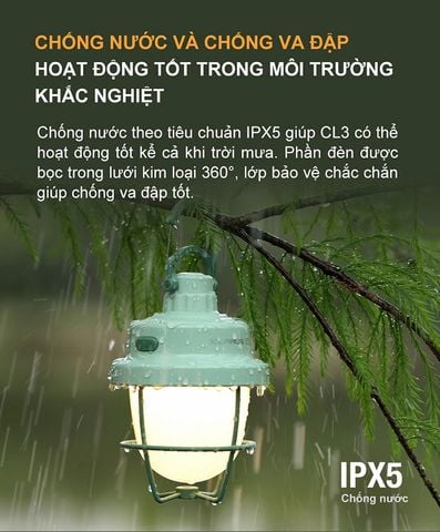 Đèn lồng cắm trại Klarus CL3