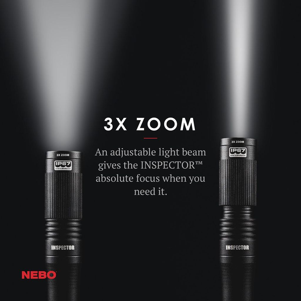 Đèn pin bỏ túi Nebo Inspector Pocket Flashlight 180 Lumens NB6713