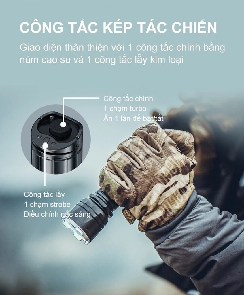 Đèn pin cầm tay Klarus XT12GT PRO