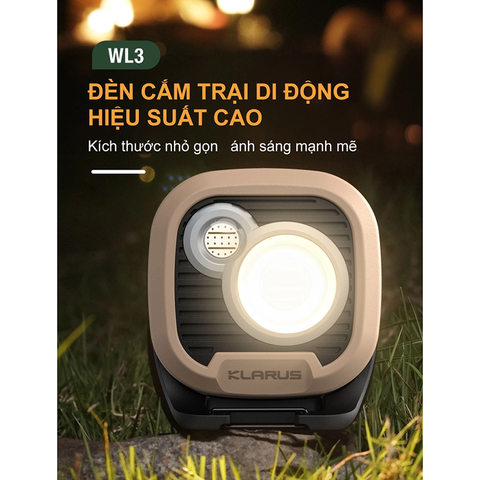 Đèn pin cắm trại Klarus WL3