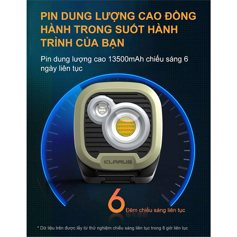 Đèn pin cắm trại Klarus WL3