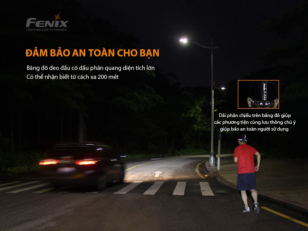 Đèn Pin Đội Đầu Fenix HM65R 1400 Lumens