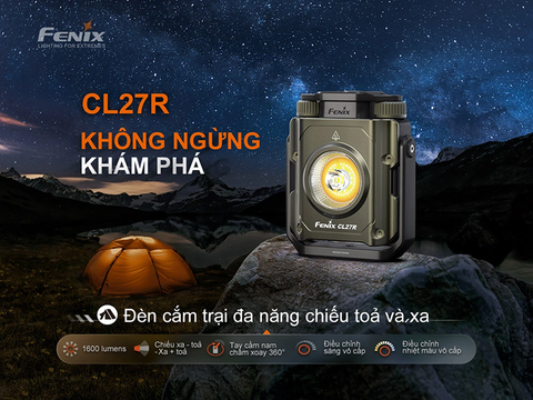 Đèn pin Fenix CL27R 1600 lumens