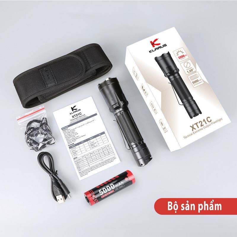 ĐÈN PIN KLARUS XT21C