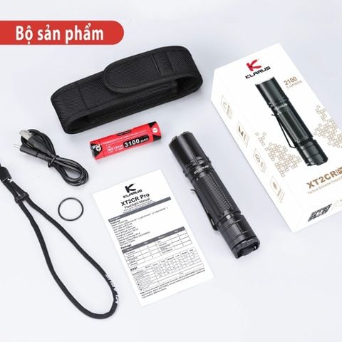 Đèn pin KLARUS XT2CR PRO LED CREE XHP35 HD 2100 LUMENS