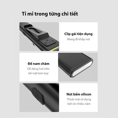 Đèn pin mini kẹp nón Klarus E5
