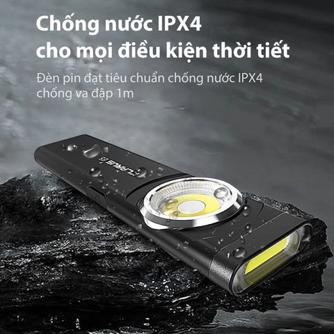Đèn pin mini kẹp nón Klarus E5