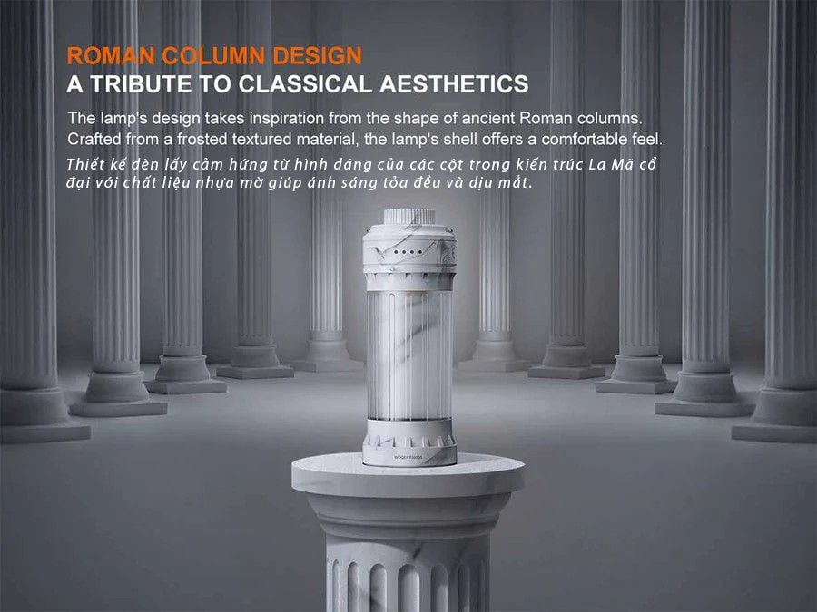 Đèn Pin Treo Lều Cắm Trại Fenix CL22R 500lm