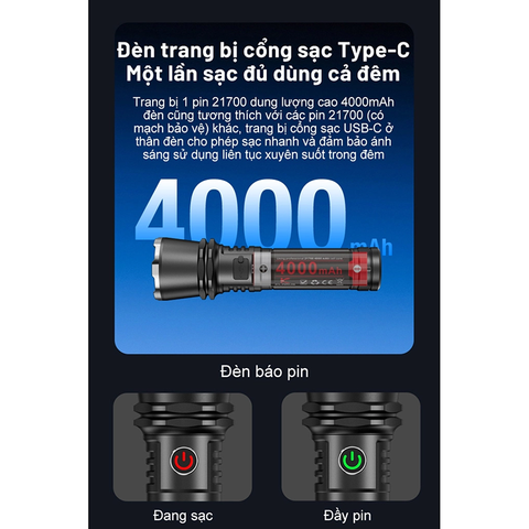 Đèn pin zoom KLARUS A3