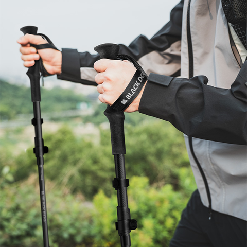 Gậy chạy trail leo núi Carbon Blackdog CBD2450DS011