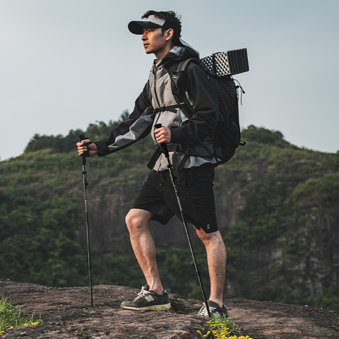 Gậy chạy trail leo núi Carbon Blackdog CBD2450DS011