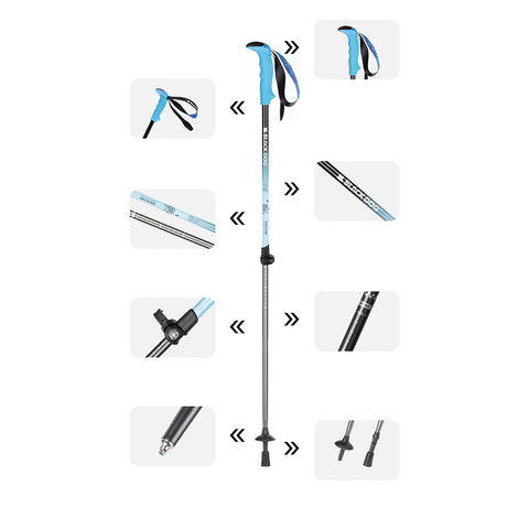 Gậy leo núi trekking cho trẻ em Blackdog CBD2450DS010