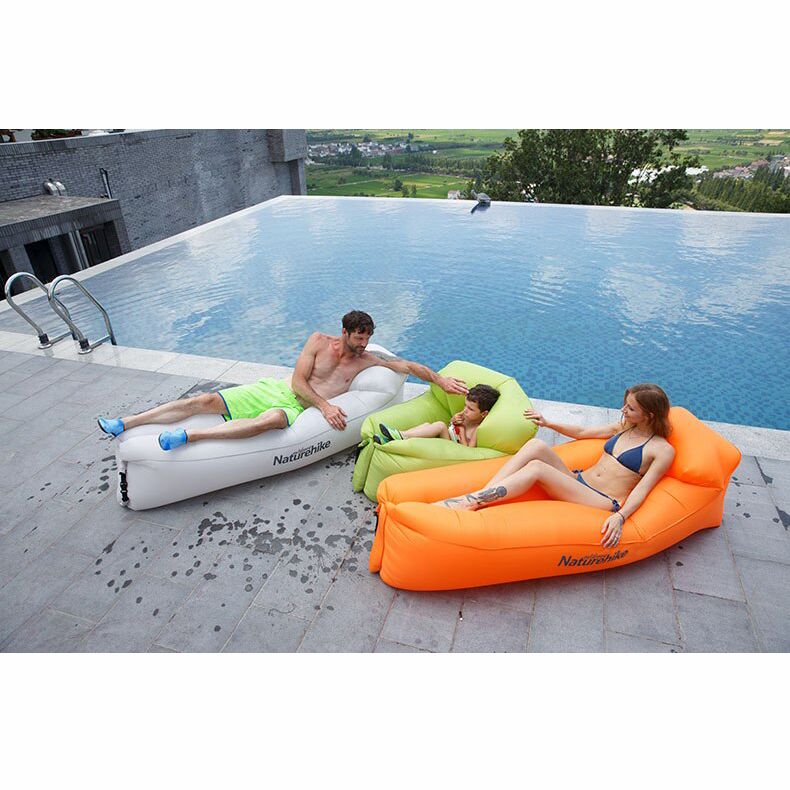 Ghế sofa bơm hơi dã ngoại có gối xếp gọn Naturehike NH20FCD06