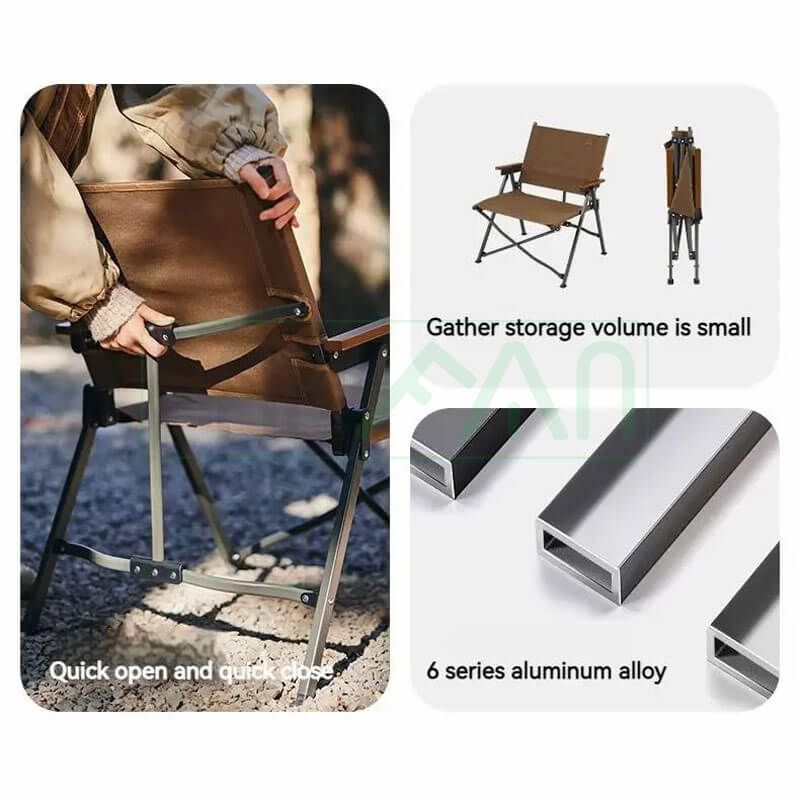 Ghế gấp cắm trại tựa tay L04 Naturehike CNK2300JJ018