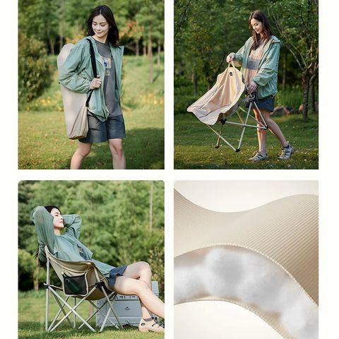Ghế gấp camping tựa tay Naturehike CNH23JU13002