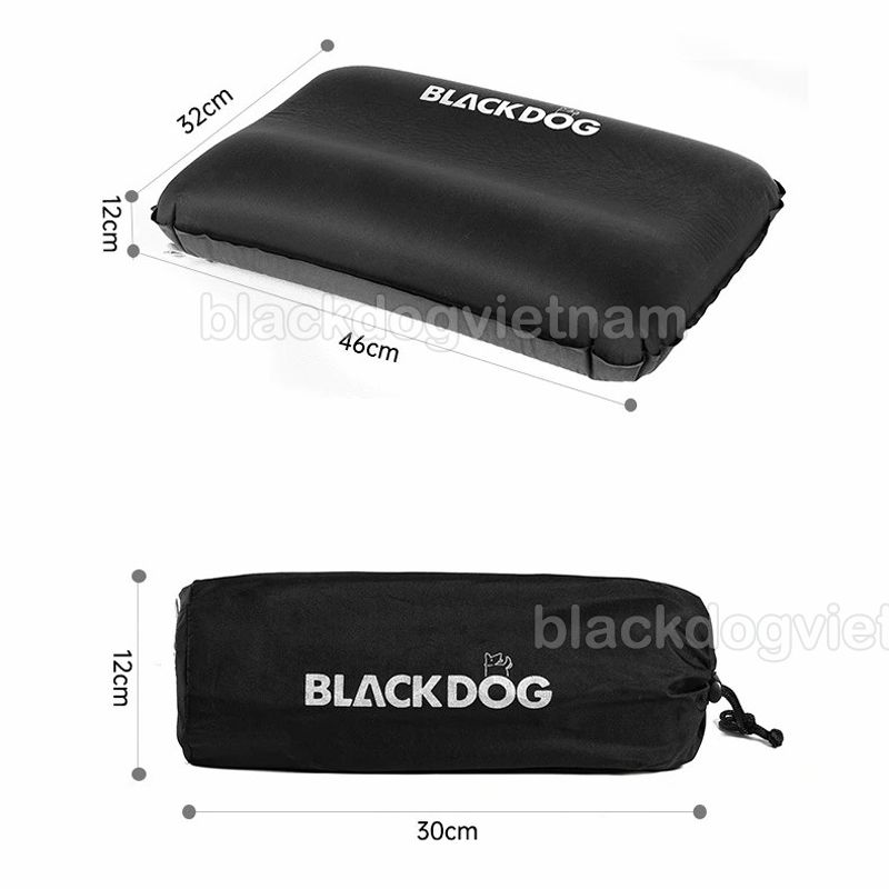 Gối hơi tự bơm 3D Blackdog BD-CQZ001