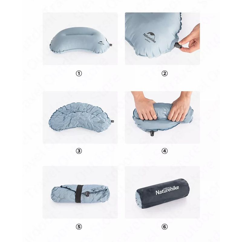 Gối tự bơm hơi Naturehike NH20ZT006