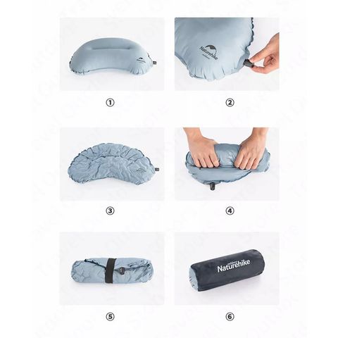 Gối tự bơm hơi Naturehike NH20ZT006