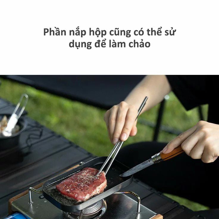 Hộp nhôm dã ngoại chống dính đa năng BlackDog CBD2450CF015
