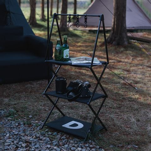 Kệ 3 tầng cắm trại glamping Blackdog BD-ZWJ002