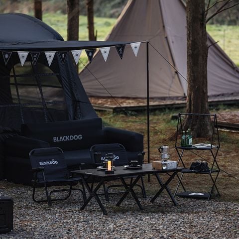 Kệ 3 tầng cắm trại glamping Blackdog BD-ZWJ002