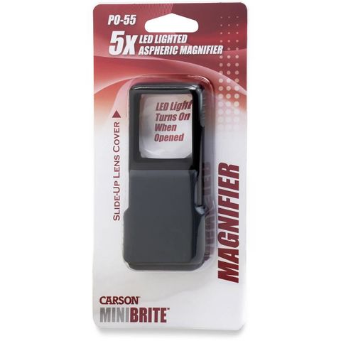 Kính lúp bỏ túi Carson MiniBrite 5x Magnifier PO-55