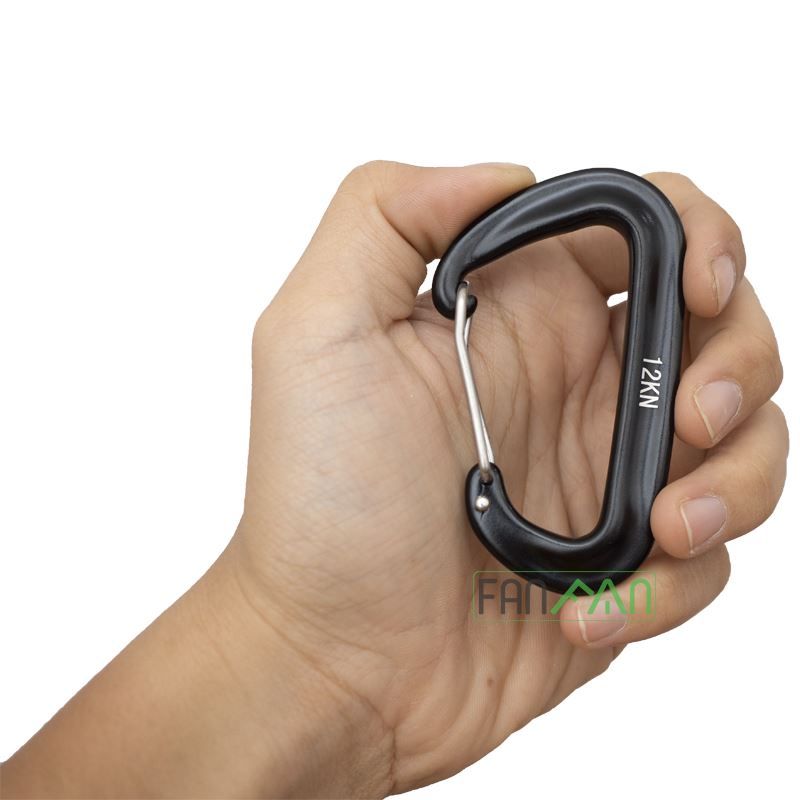 Móc carabiner nhôm chịu lực Madfox 12KN