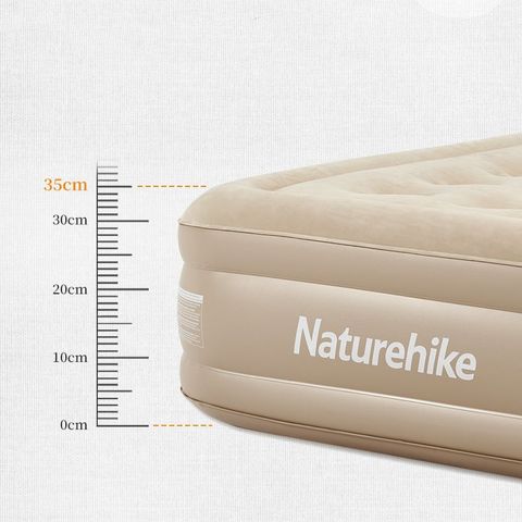 Nệm hơi đôi Glamping 35cm Naturehike NH22FCD04 (Kèm bơm)