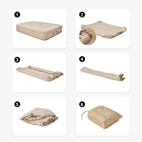 Nệm hơi đôi Glamping 35cm Naturehike NH22FCD04 (Kèm bơm)