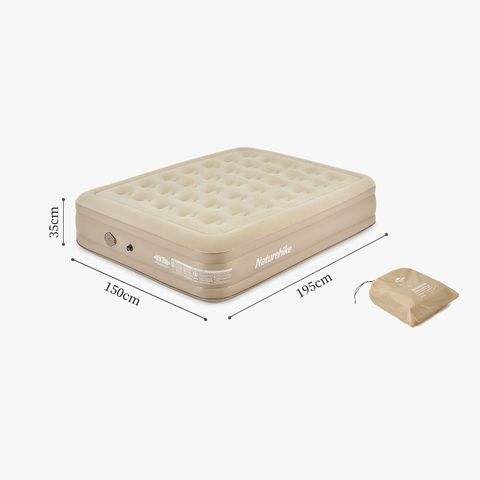 Nệm hơi đôi Glamping 35cm Naturehike NH22FCD04 (Kèm bơm)