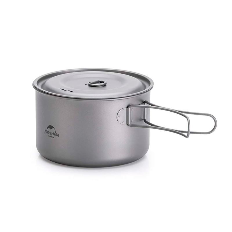 Nồi Titanium dã ngoại Ti pot 800ml TDG01 Naturehike NH18T101-A