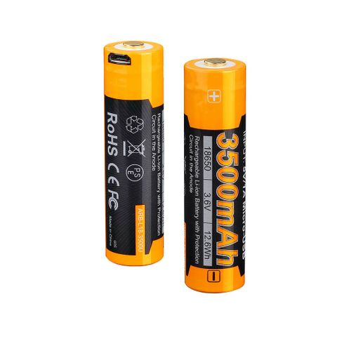 Pin sạc FENIX 18650 dung lượng 3500 mAh ARB-L18-3500U