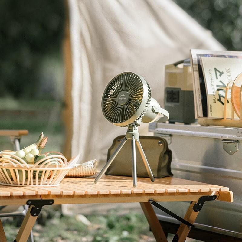 Quạt kiêm đèn dã ngoại đa năng Naturehike NH22ZM001