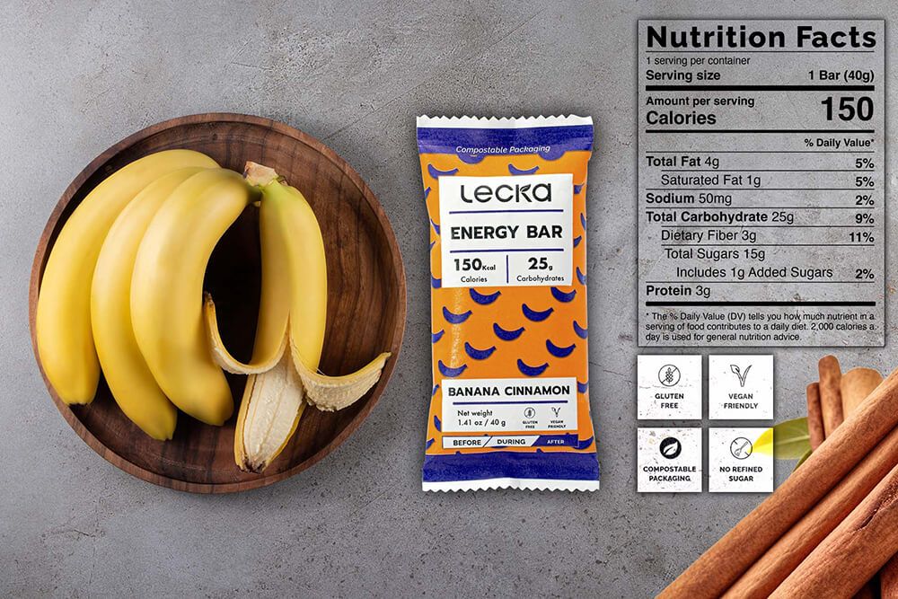 Thanh dinh dưỡng bổ sung năng lượng Lecka Energy Bar