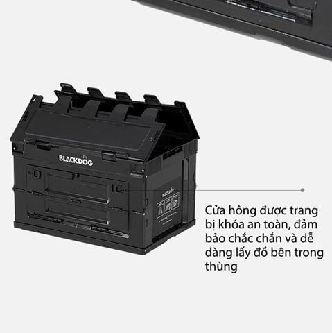 Thùng đựng đồ cắm trại xếp gọn 50L Blackdog BD-SNX001