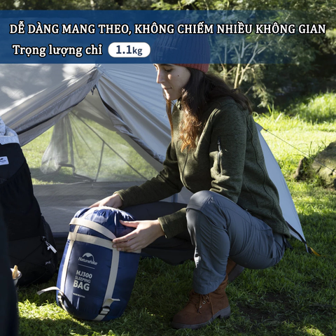 Túi ngủ con nhộng mùa đông Naturehike CNK2300SD014