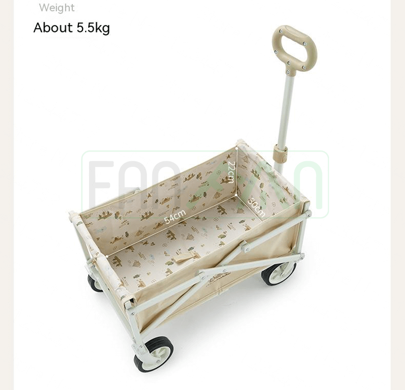 Xe kéo cắm trại xếp gọn mini TC06 Naturehike CNH22JU012