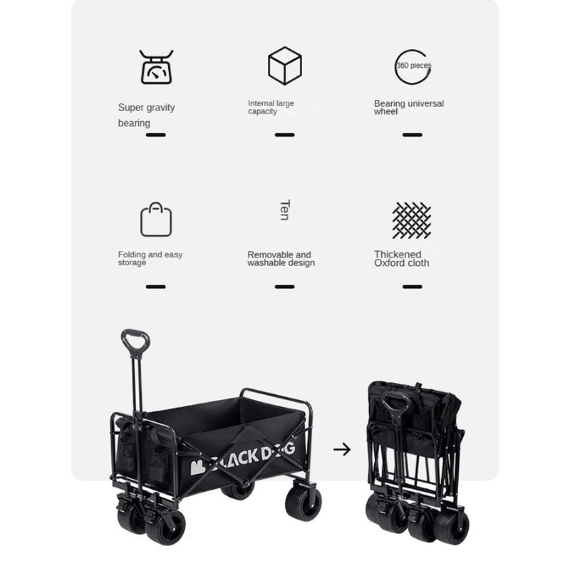 Xe kéo dã ngoại xếp gọn BlackDog CBD2300JJ023