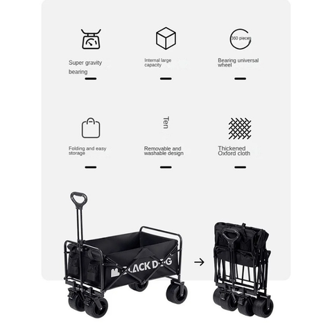 Xe kéo dã ngoại xếp gọn BlackDog CBD2300JJ023