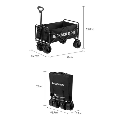 Xe kéo dã ngoại xếp gọn BlackDog CBD2300JJ023